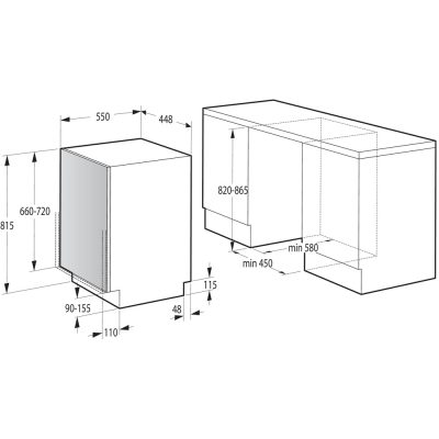 Посудомоечная машина gorenje gv561d10